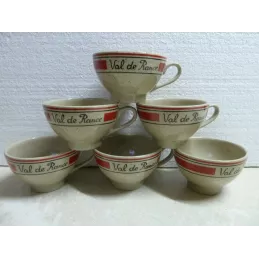 6 TASSES VAL DE RANCE 20CL