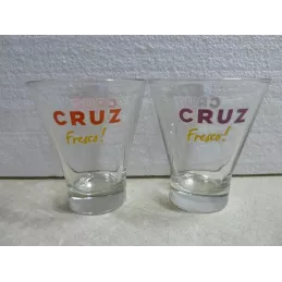 2 VERRES PORTO CRUZ  HT 9.50CM