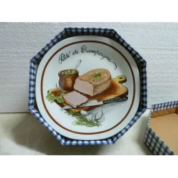 6 ASSIETTES A CHARCUTERIE  DIAMETRE 18.50CM