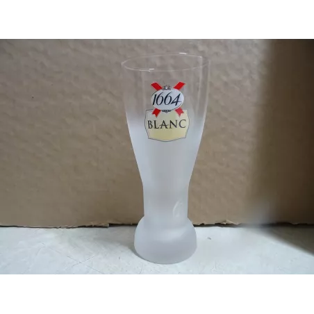 3 VERRES 1664 BLANC  25CL HT 17.30CM