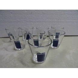 8 VERRES  A CAFE  LAVAZZA 8CL HT 7CM