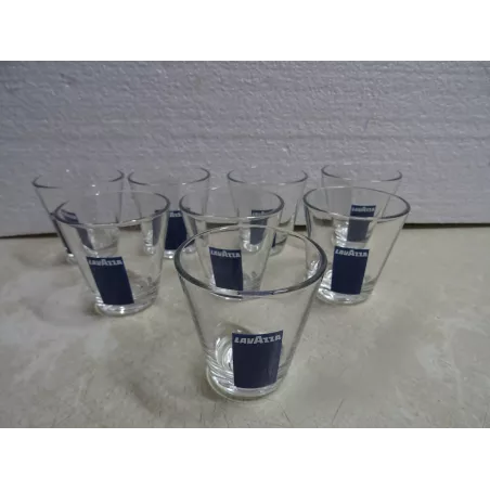 8 VERRES  A CAFE  LAVAZZA 8CL HT 7CM