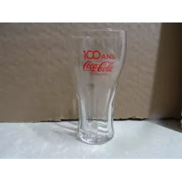 6 VERRES COCA-COLA  100ANS EN FRANCE  HT 14.40CM