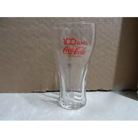 6 VERRES COCA-COLA  100ANS EN FRANCE  HT 14.40CM