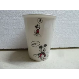 GOBELET MICKEY EN CERAMIQUE  HT 11.40CM