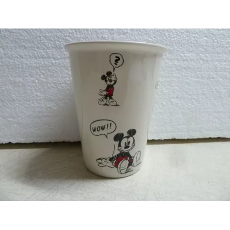 GOBELET MICKEY EN CERAMIQUE  HT 11.40CM