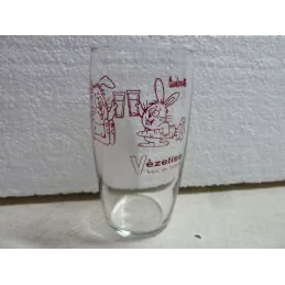 1 VERRE VEZELISE 20/25CL VERRE BARIL HT 11.20CM