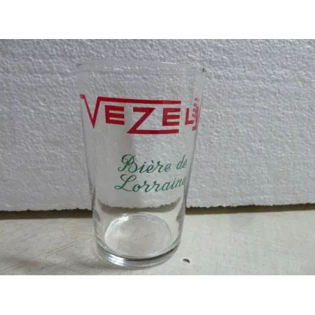 1 VERRE VEZELISE BIERE DE LORRAINE 25CL HT 10.80CM