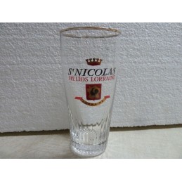 1 VERRE ST NICOLAS HELIOS LORRAINE 25CL HT 14CM