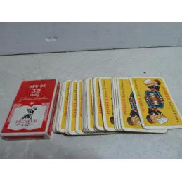 1 JEU DE 32 CARTES PECHEUR  BIERE D'ALSACE