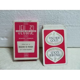 1 JEU DE 32 CARTES FISCHER GOLD