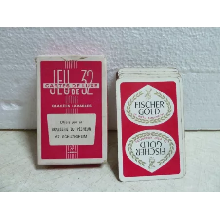 1 JEU DE 32 CARTES FISCHER GOLD