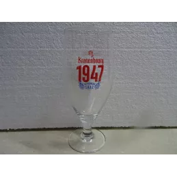6 VERRES KRONENBOURG 1947 50CL HT.20.40CM