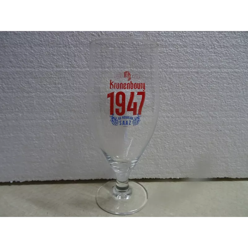 6 VERRES KRONENBOURG 1947 50CL HT.20.40CM 6 VERRES KRONENBOURG 1947 50CL HT.20.40CM