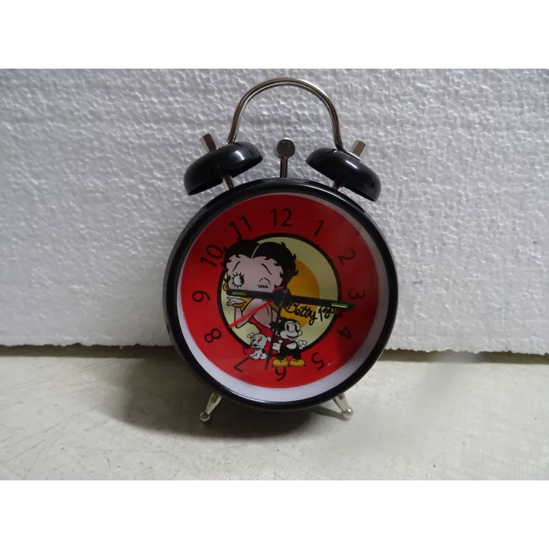 REVEIL BETTY BOOP DIAMETRE 8CM REVEIL BETTY BOOP DIAMETRE 8CM