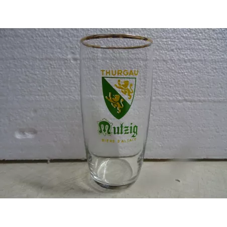 1 VERRE  MUTZIG THURGAU 25CL HT 12CM