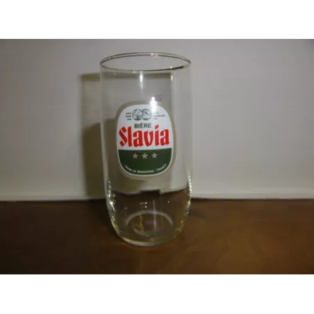 1 VERRE SLAVIA  LOGO VERT 25 CL