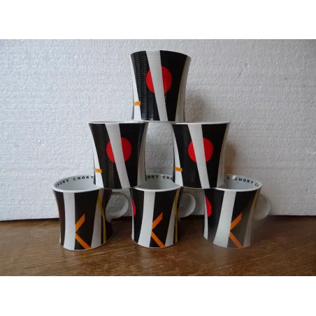 6 MUGS CHOKY  COLLECTOR
