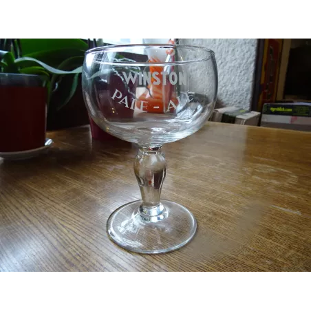 1 VERRE WINSTON PALE-ALE  25CL HT 14.50CM  ( marbeix )