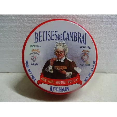 BOITE BETISES DE CAMBRAI DIAMETRE 14CM