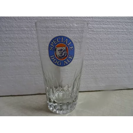 1 VERRE SPECIALE DOG ALE 33CL HT 15CM