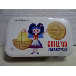 BOITE GRILL'OR  L'ALSACIENNE  23.30CM X13.60CM