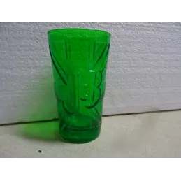 1 VERRE J&B VERT  HT 12CM