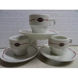 3 TASSES A CAFE RICHARD +3 SOUS TASSES