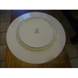 GRANDE ASSIETTE EN PORCELAINE  AMICALE DES SAVOYARDS EMIRATS ARABES UNIS