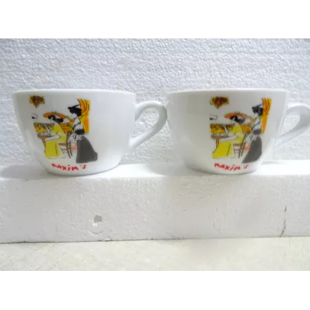 2 TASSES  MAXIM'S 15CL