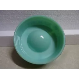 CENDRIER CHARTREUSE EN OPALINE DIAMETRE 14CM