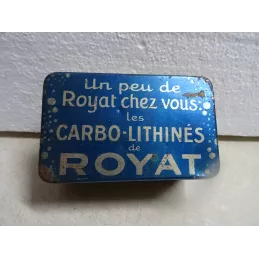 BOITE LES  CARBO-LITHINES DE ROYAT 10CM X 6.20CM