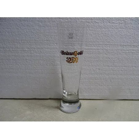 1 VERRE BRAUGOLD 25CL KALSBERG  25CL HT 20.50CM