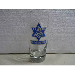 1 VERRE KARLSBERG-BIER 25CL HT.13.50CM