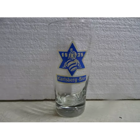 1 VERRE KARLSBERG-BIER 25CL HT.13.50CM