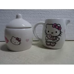 HELLO KITTY  UN SUCRIER + UN POT A LAIT