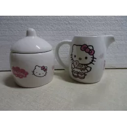 HELLO KITTY  UN SUCRIER + UN POT A LAIT