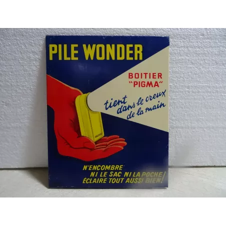 TOLE PILE WONDER  PRESENTOIR  26CM X21CM