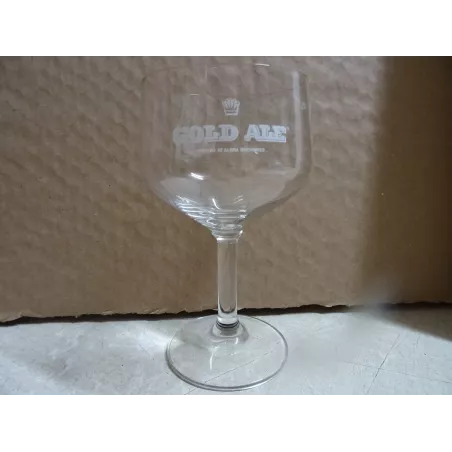 1VERRE  GOLD ALE 25CL HT 15CM