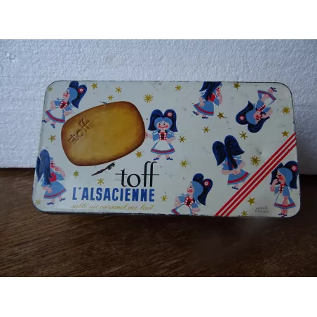 BOITE TOFF  L'ALSACIENNE  21.50CM X11.60CM X7CM