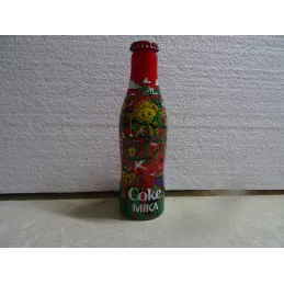 1 BOUTEILLE COCA-COLA MIKA  VIDE AVEC SA CAPSULE