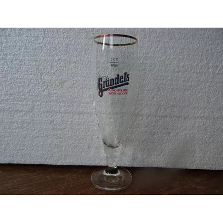 1 VERRE GRUNDEL'S 20CL HT 19.50CM  KARLSBRAU