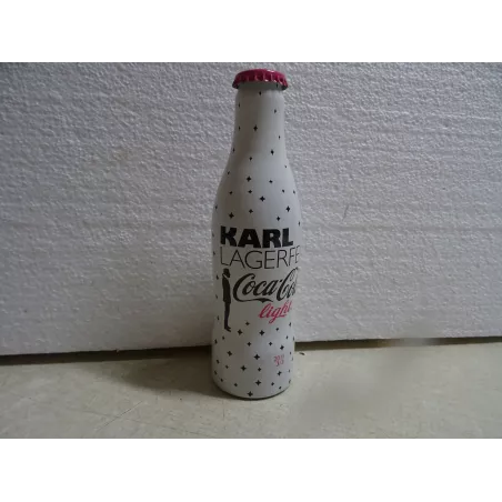 1 BOUTEILLE COCA-COLA  LIGHT  KARL LAGERFELD   VIDE AVEC SA CAPSULE