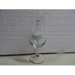 1 VERRE SEDAN  PRINCE'S BEER 25CL  ECRITURE VERTE  HT 17.40CM