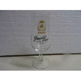 1 VERRE SEDAN PRINCE'S BEER 25CL HT 17CM