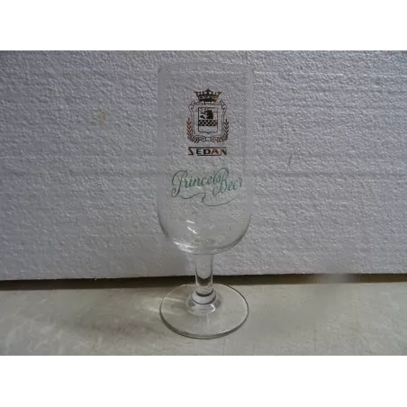 1 VERRE SEDAN PRINCE'S BEER 25CL HT 16.20CM