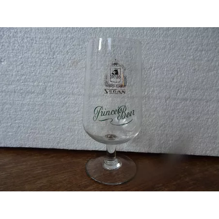 1 VERRE SEDAN PRINCE'S BEER 30CL HT 16.10CM