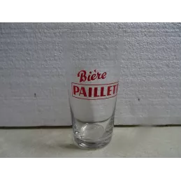 1 VERRE BIERE PAILLETTE  HT 13CM