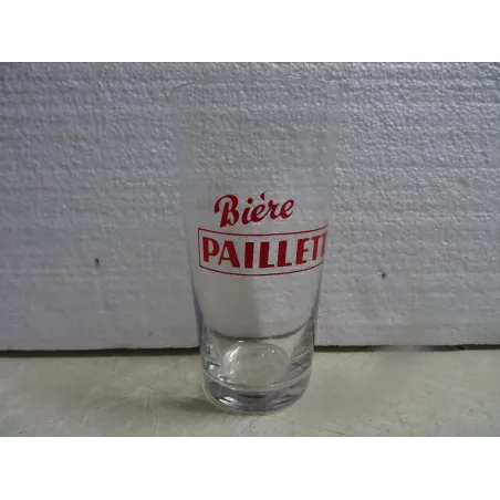 1 VERRE BIERE PAILLETTE  HT 13CM