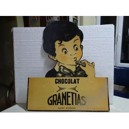CARTON PRESENTOIR  CHOCOLAT GRANETIAS 56CM X48.50CM